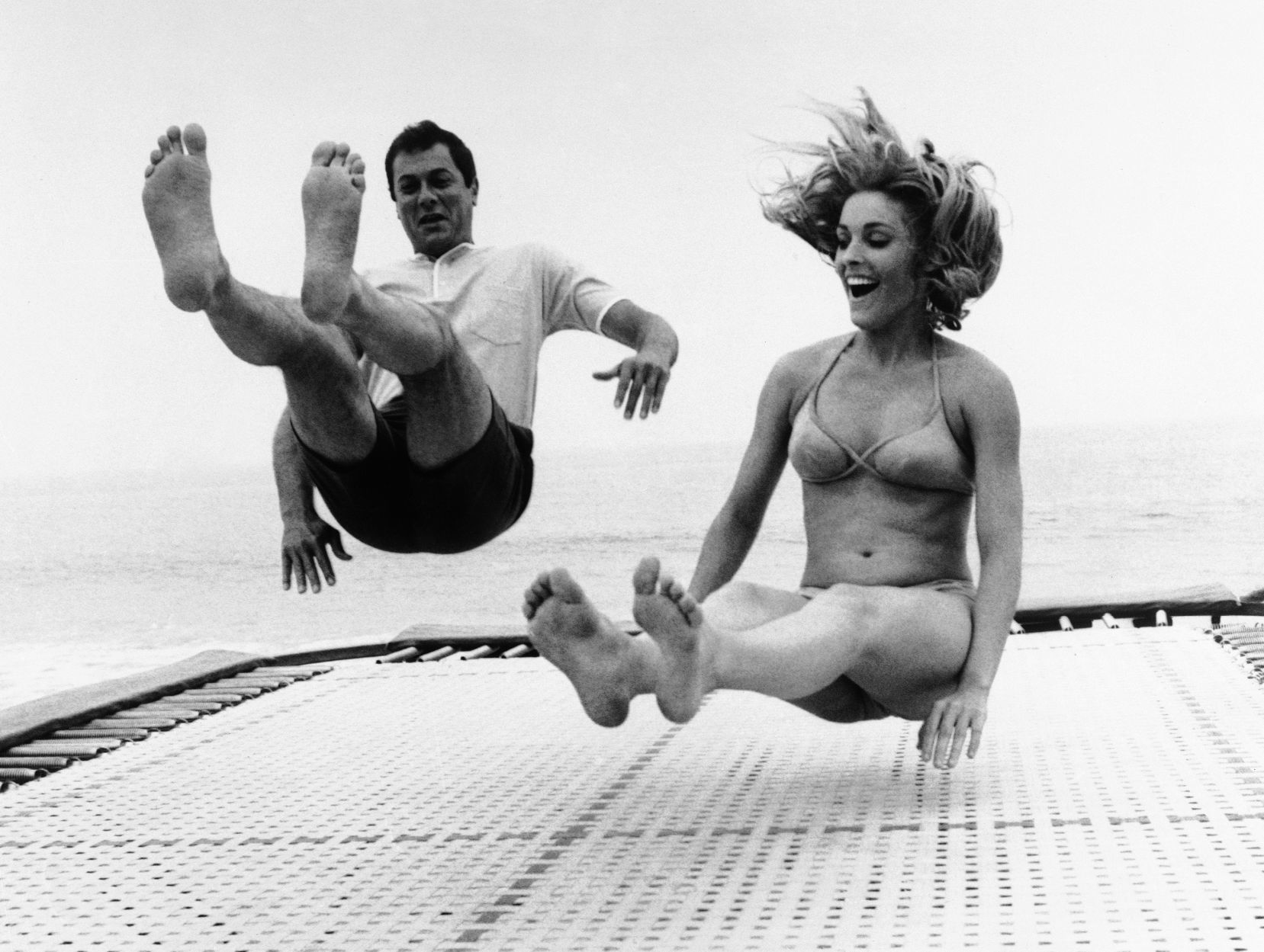 1966: Tony Curtis and Sharon Tate